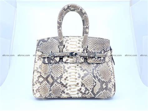 hermes snakeskin bag